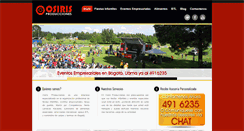 Desktop Screenshot of osirisproducciones.com